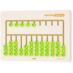 Tabla de dezvoltare de perete Viga Learning Alphabet 50674