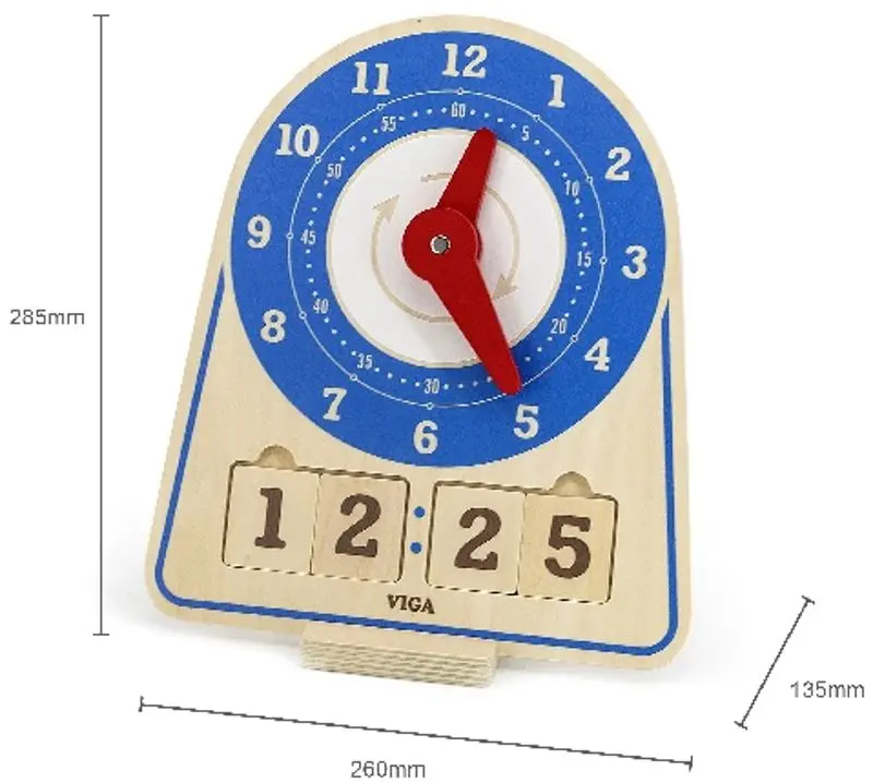 Tabla de dezvoltare Viga Learning Clock 44547