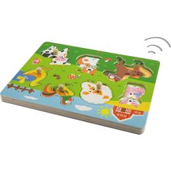 Puzzle Viga Sound Puzzle-Farm Animals 51273 Thumb