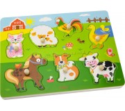 Puzzle Viga Sound Puzzle-Farm Animals 51273