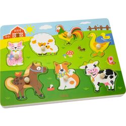 Puzzle Viga Sound Puzzle-Farm Animals 51273