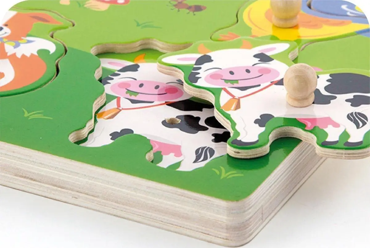 Puzzle Viga Sound Puzzle-Farm Animals 51273