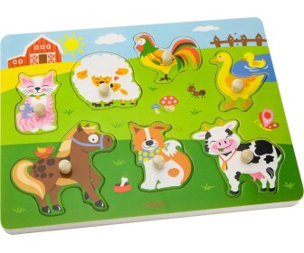 Puzzle Viga Sound Puzzle-Farm Animals 51273