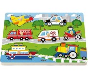 Puzzle Viga Sound Puzzle-Transportation 51274