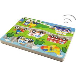 Puzzle Viga Sound Puzzle-Transportation 51274 Thumb