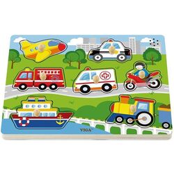Puzzle Viga Sound Puzzle-Transportation 51274