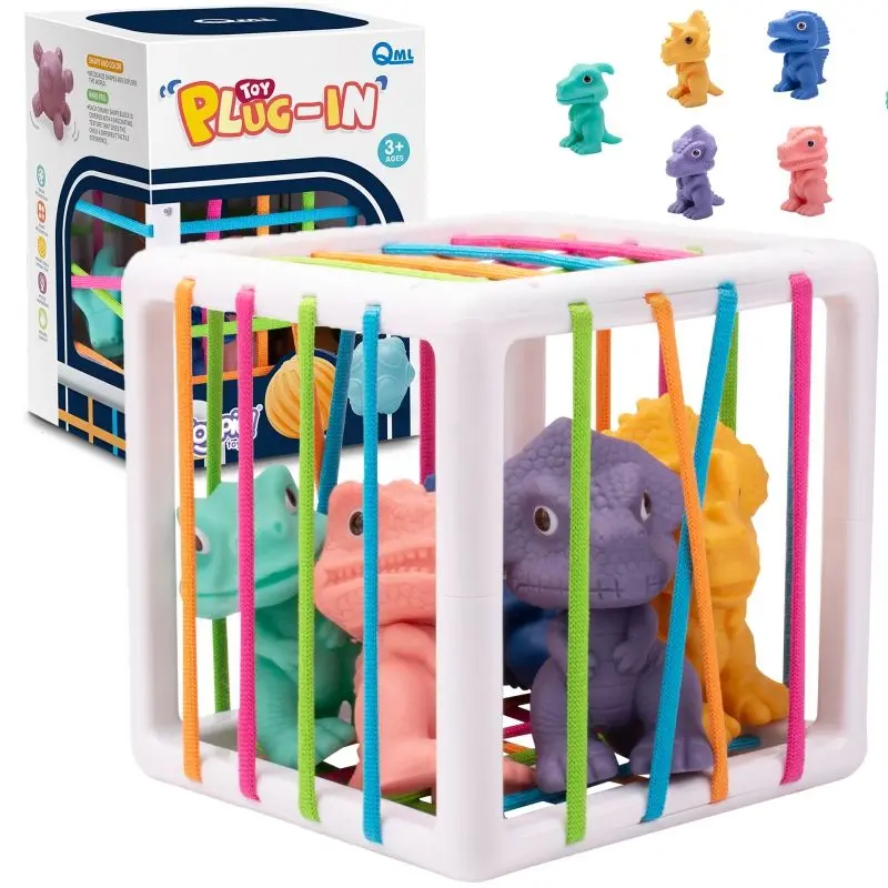 Кубик сенсорный Woopie Dinosaurs 44329 (Multicolored) - 4