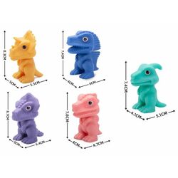Кубик сенсорный Woopie Dinosaurs 44329 (Multicolored) Thumb