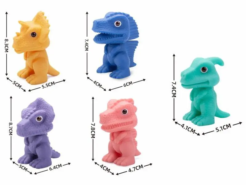 Кубик сенсорный Woopie Dinosaurs 44329 (Multicolored) - 3