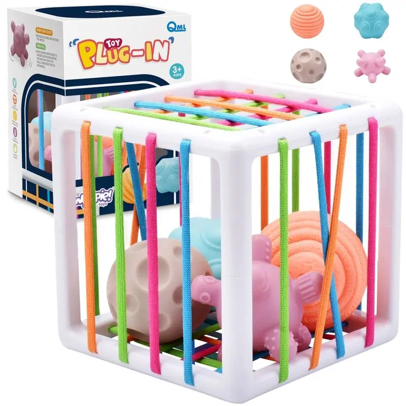 Куб сенсорный Woopie Shapes 44336 (Multicolored) - 3