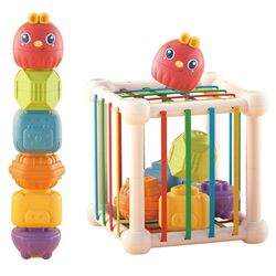 Куб сенсорный Woopie Animals 44312 (Multicolor)