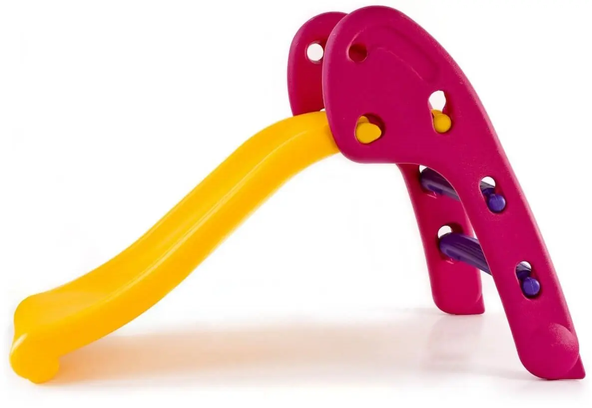 Tobogan pentru copii BabyGo Happy (Pink/Yellow)