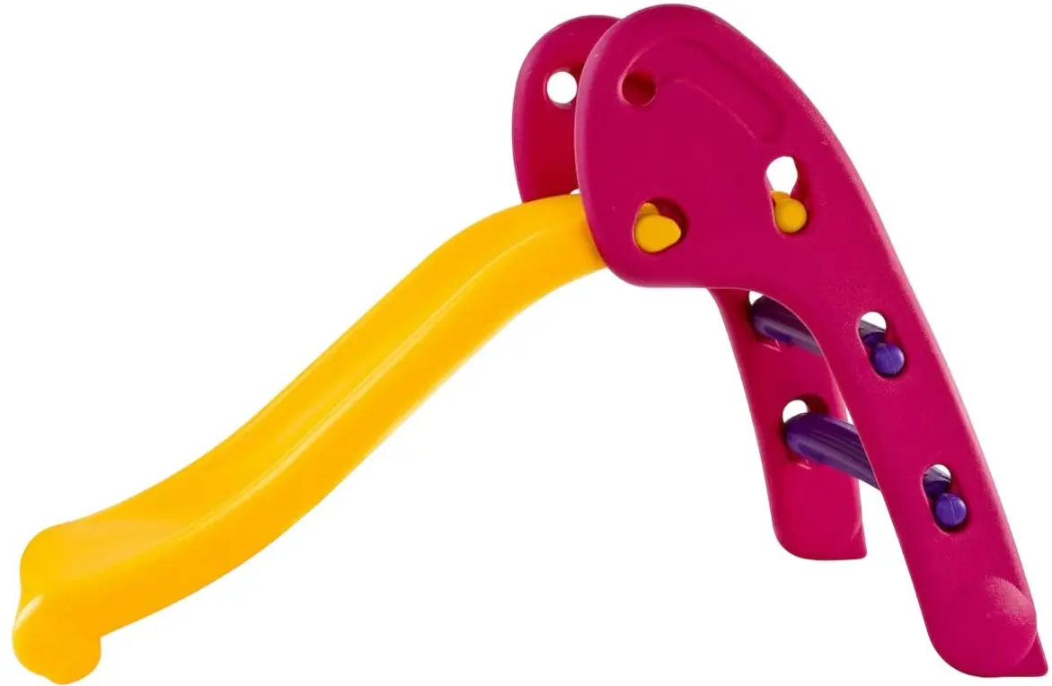 Tobogan pentru copii BabyGo Happy (Pink/Yellow)