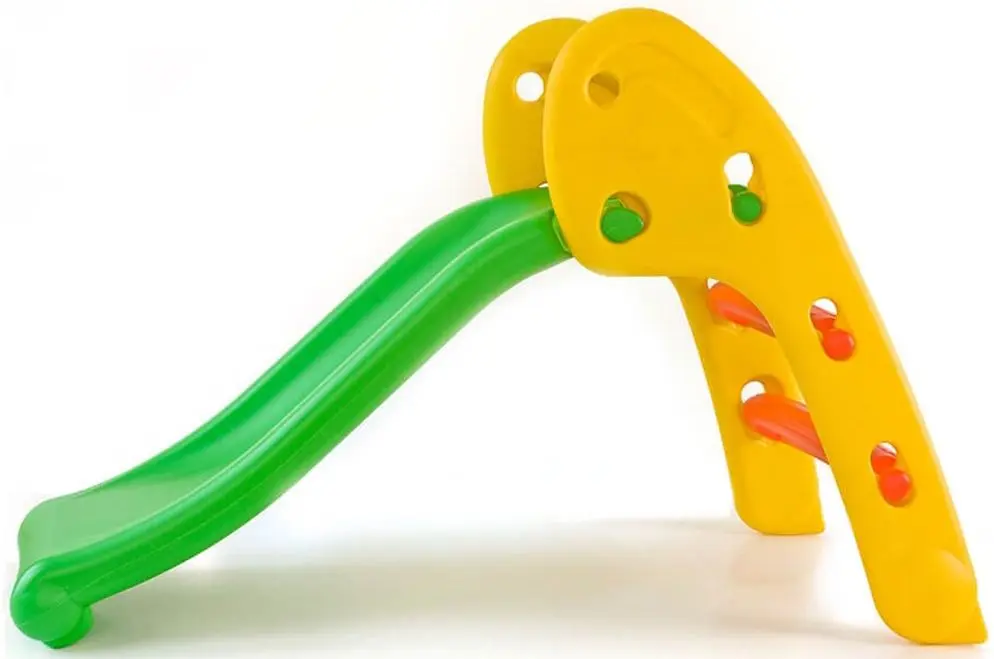 Tobogan pentru copii BabyGo Happy (Yellow/Green)