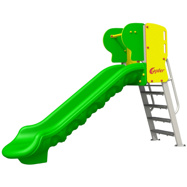 Tobogan pentru copii Copfer PTP 085 (Green/Yellow)
