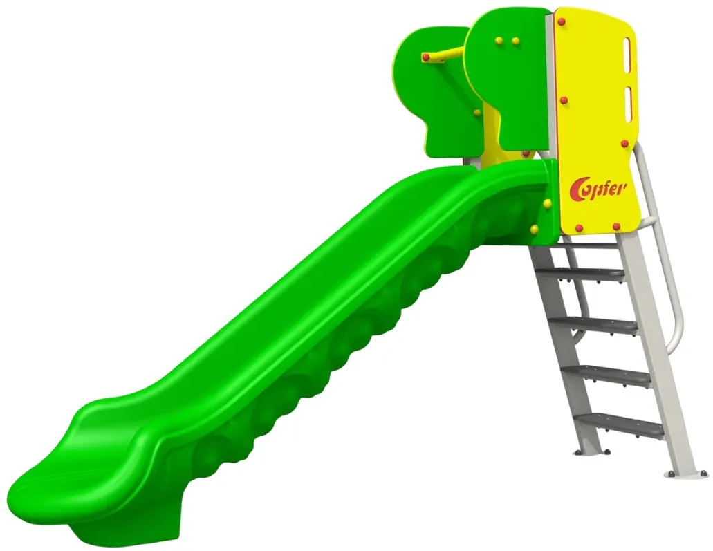 Tobogan pentru copii Copfer PTP 085 (Green/Yellow)