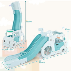 Tobogan 3in1 Costway TS10149BL (Blue) Thumb