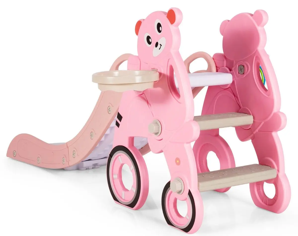 Детская горка Costway TS10006PI (Pink) - 2