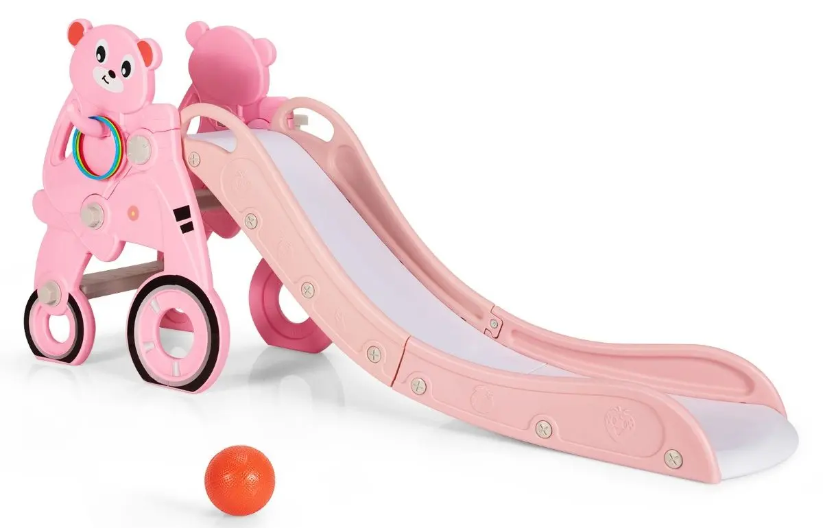 Детская горка Costway TS10006PI (Pink) - 3