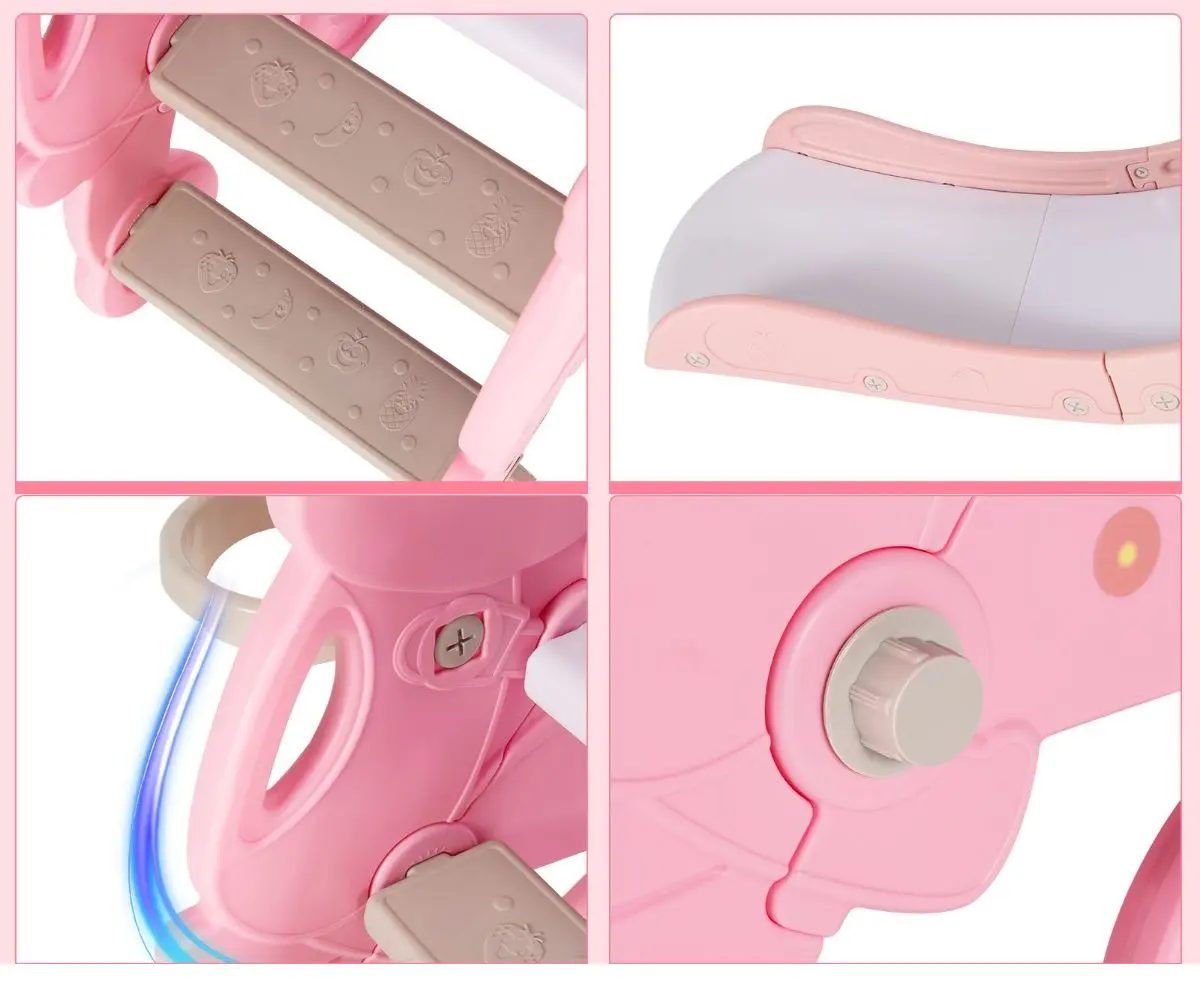 Детская горка Costway TS10006PI (Pink) - 4