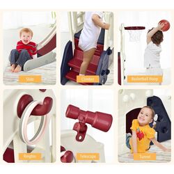 Детская горка Costway TS10024BL (Beige/Blue) Thumb