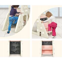 Детская горка Costway TS10024PI (White/Pink) Thumb