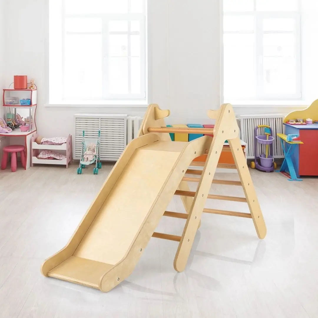 Детская горка Costway TS10051NA (Wood) - 3