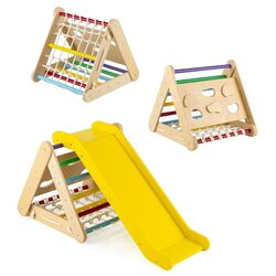 Детская горка Costway TS10052CL (Wood/Yellow) Thumb