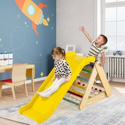 Детская горка Costway TS10052CL (Wood/Yellow) Thumb