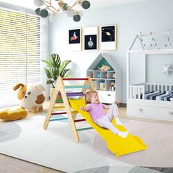 Детская горка Costway TS10053CL (Yellow/Wood) Thumb