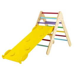 Детская горка Costway TS10053CL (Yellow/Wood)