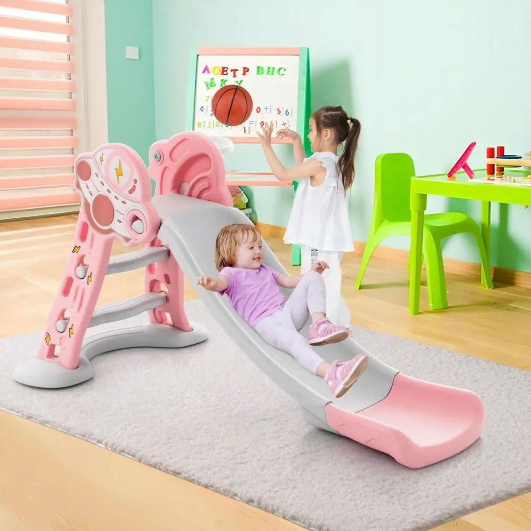 Детская горка Costway TS10104PI (Pink) - 3