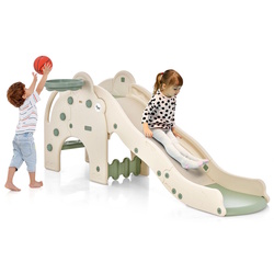 Детская горка Costway TS10105GN (White/Green) Thumb