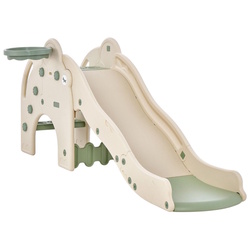 Tobogan pentru copii Costway TS10105GN (White/Green)