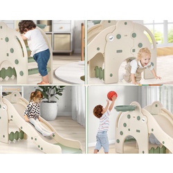 Детская горка Costway TS10105GN (White/Green) Thumb