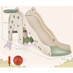 Детская горка Costway TS10105GN (White/Green) Thumb