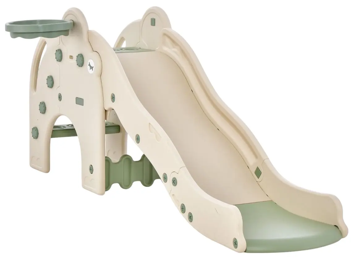 Детская горка Costway TS10105GN (White/Green)