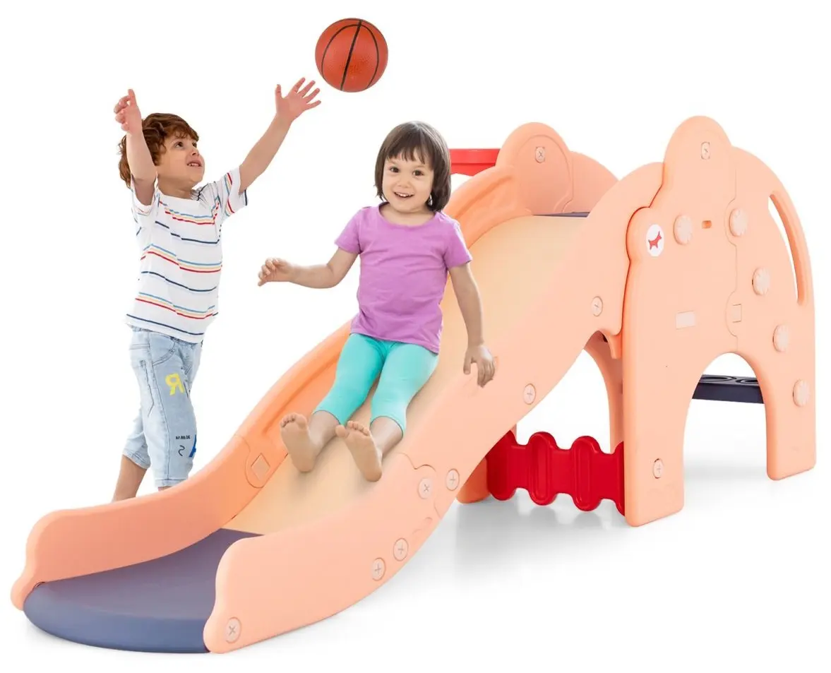 Tobogan pentru copii Costway TS10105PI (Pink/Blue)