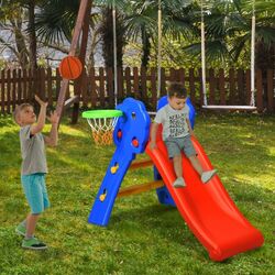 Детская горка Costway TY326361 (Red/Blue/Yellow) Thumb