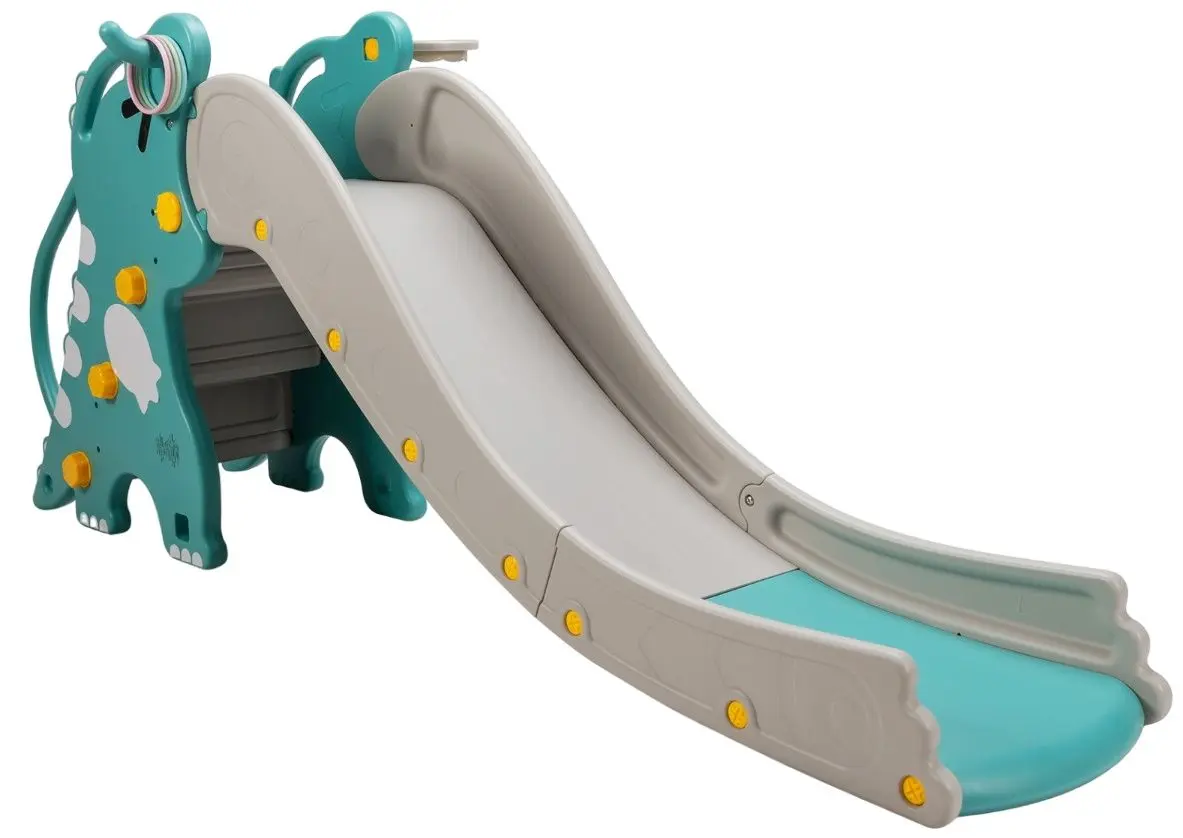 Детская горка Costway TY327762GN (Grey/Green)