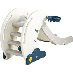 Детская горка Costway TY327946 (White/Blue) Thumb