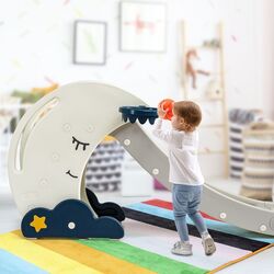 Детская горка Costway TY327946 (White/Blue) Thumb