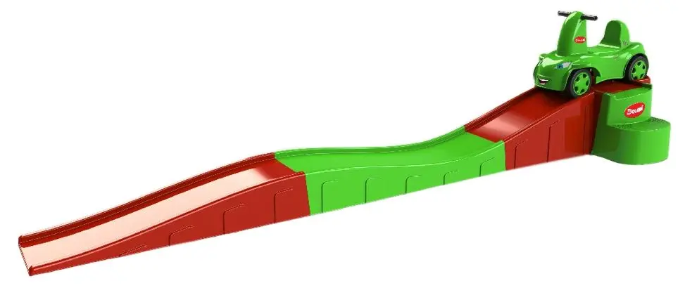 Tolocar cu tobogan Doloni 01491/1 (Green/Red)