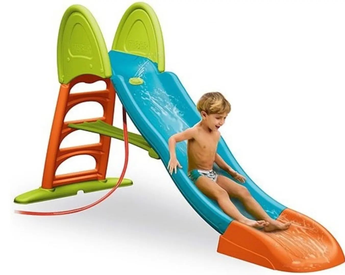 Детская горка Feber Great Garden Water 190 cm (Blue/Green/Orange) - 2