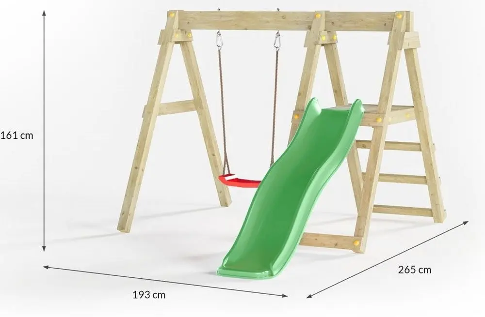 Complex de joaca Fungoo BAXY Light KDI (Wood)