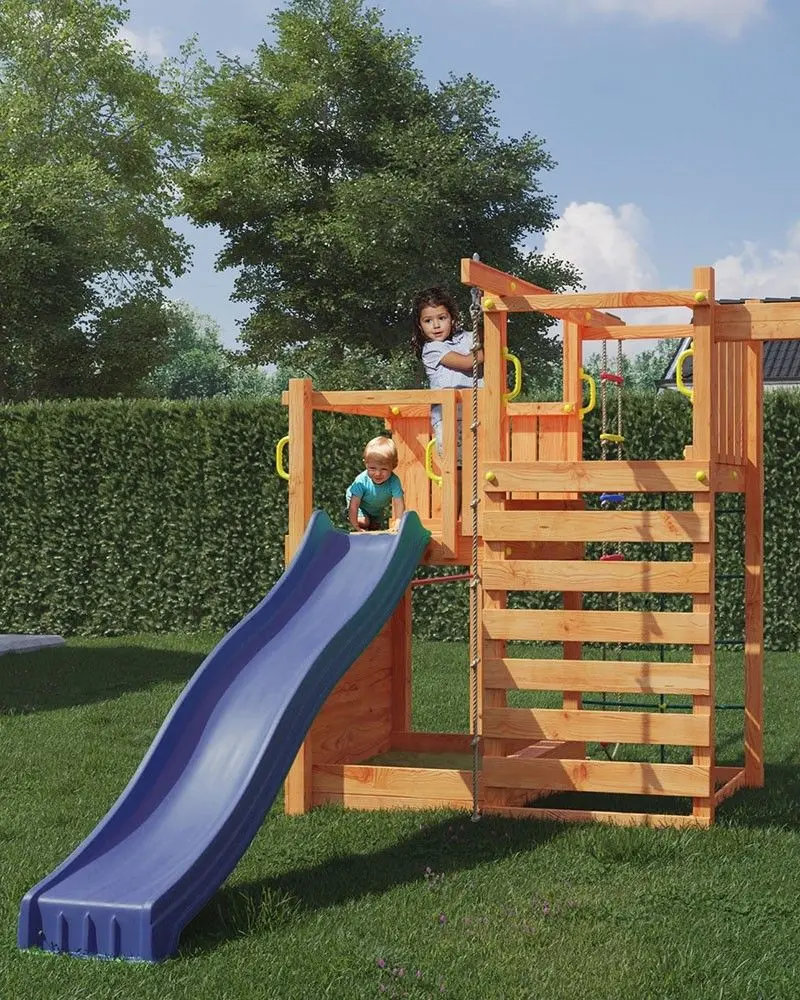 Complex de joaca Fungoo Climbing Star 2 (Wood)