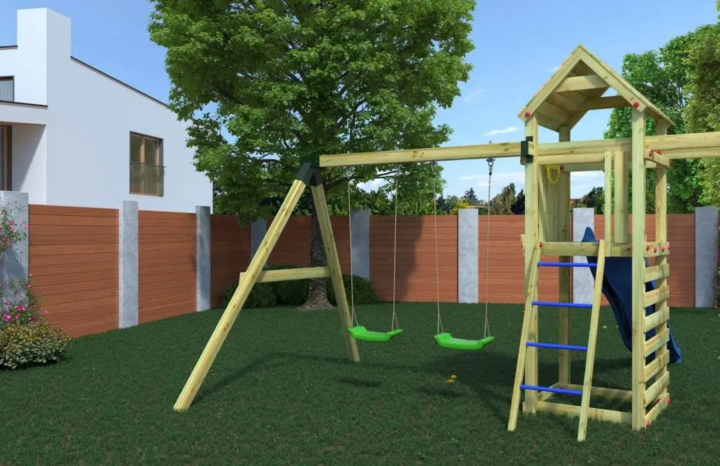 Complex de joaca Fungoo Gaia T KDI (Wood)