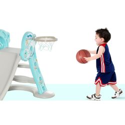 Детская горка складная Homcom 331-009V01 (Blue/Grey) Thumb