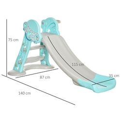 Детская горка складная Homcom 331-009V01 (Blue/Grey) Thumb