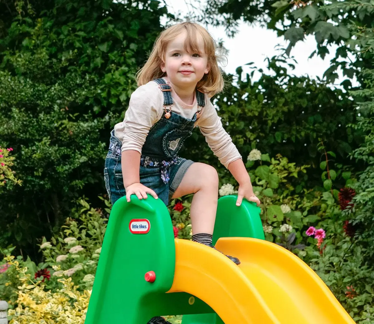 Детская горка Little Tikes Sunshine 4263 (Yellow/Green) - 4